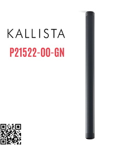 Thanh nối bát sen gắn trần 12" màu xám đen Kallista P21522-00-GN