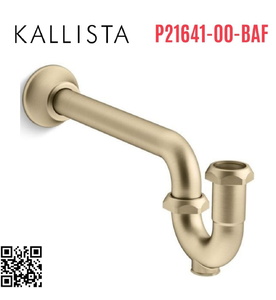 Xi phông chữ P màu vàng Kallista P21641-00-BAF