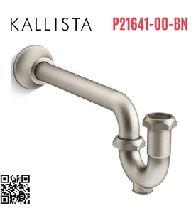 Xi phông chữ P màu nickel Kallista P21641-00-BN