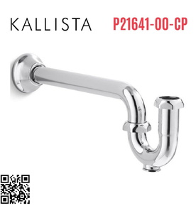 Xi phông chữ P màu chrome Kallista P21641-00-CP