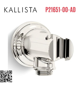 Cổ nối sen tắm âm tường màu nickel Kallista P21651-00-AD