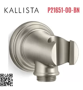 Cổ nối sen tắm âm tường màu nickel Kallista P21651-00-BN