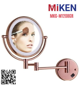 Gương trang điểm phóng đại có đèn Led Miken MKG-M1208GR