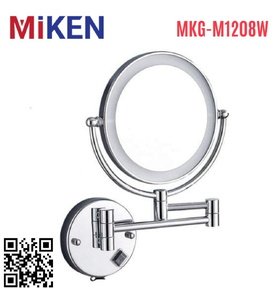 Gương trang điểm phóng đại có đèn Led Miken MKG-M1208W