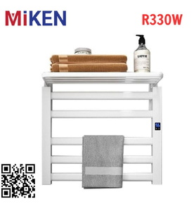 Giàn sấy khăn mặt khăn tắm màu trắng Miken R330W