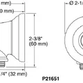 Cổ nối sen tắm âm tường màu nickel Kallista P21651-00-SN
