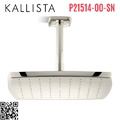 Bát sen tắm phun mưa vuông màu nickel Kallista P21514-00-SN