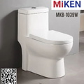 Bàn cầu 1 khối thoát ngang Miken MKB-1039W