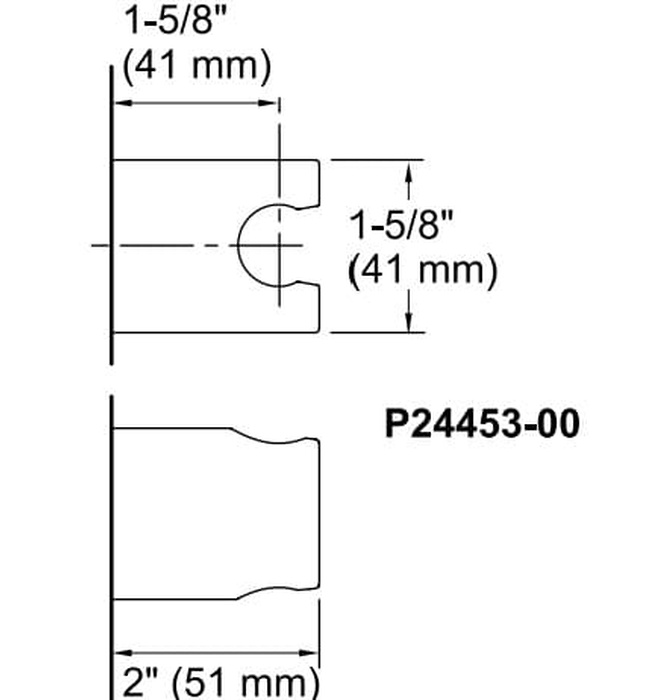 Cài sen tắm gắn tường màu đen Kallista P24453-00-BL