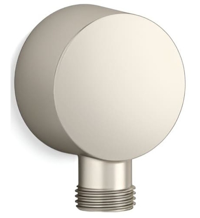 Cổ nối sen tắm âm tường màu xám đen Kallista P21661-00-GN