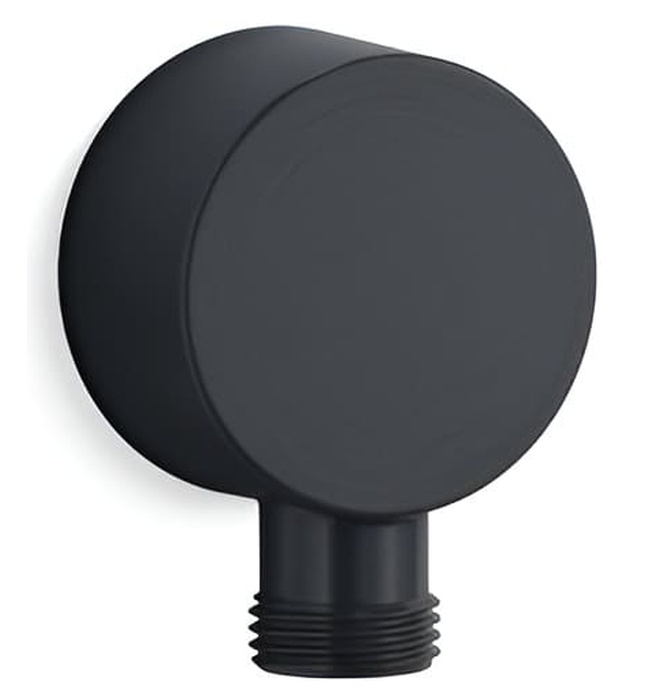 Cổ nối sen tắm âm tường màu xám đen Kallista P21661-00-GN