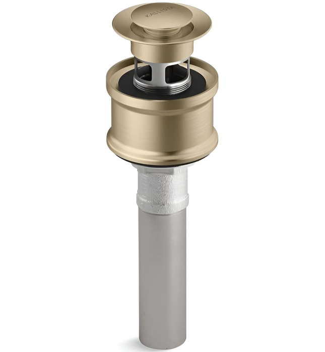 Đầu xi phông lavabo xả nhấn màu nickel Kallista P22050-00-BN