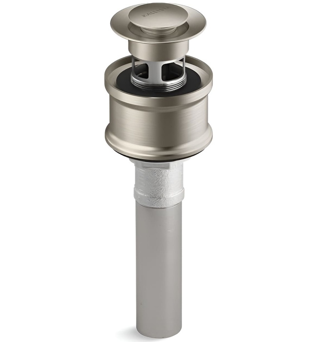 Đầu xi phông lavabo xả nhấn màu nickel Kallista P22050-00-BN