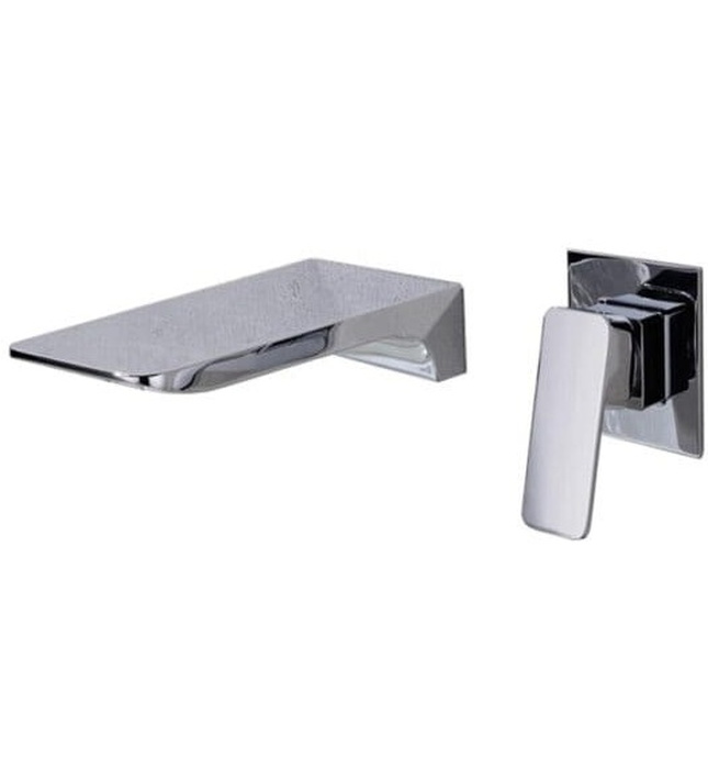 Vòi Chậu Lavabo Âm Tường Màu Chrome Miken MKV-600004