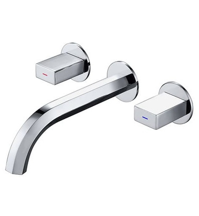 Vòi Chậu Lavabo Âm Tường Màu Chrome Miken MKV-600006