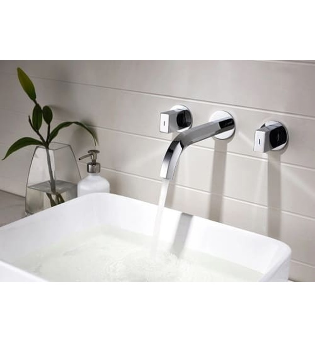 Vòi Chậu Lavabo Âm Tường Màu Chrome Miken MKV-600006