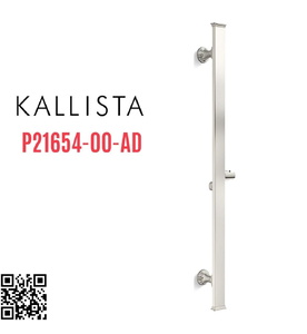 Thanh trượt sen tắm màu nickel Kallista P21654-00-AD