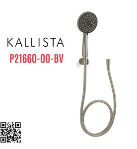 Bộ dây bát sen tắm cầm tay màu đồng Kallista P21660-00-BV