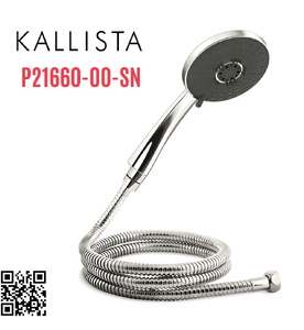 Bộ dây bát sen tắm cầm tay màu nickel Kallista P21660-00-SN