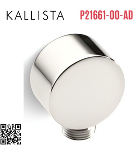 Cổ nối sen tắm âm tường màu nickel Kallista P21661-00-AD