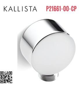 Cổ nối sen tắm âm tường màu chrome Kallista P21661-00-CP