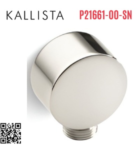 Cổ nối sen tắm âm tường màu nickel Kallista P21661-00-SN