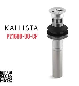Đầu xi phông lavabo màu chrome Kallista P21680-00-CP