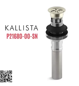 Đầu xi phông lavabo màu nickel Kallista P21680-00-SN