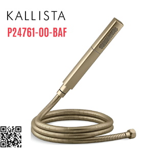 Bộ dây bát sen tắm cầm tay màu vàng Kallista P24761-00-BAF