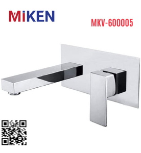 Vòi Chậu Lavabo Âm Tường Màu Chrome Miken MKV-600005