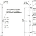 Thanh trượt sen tắm Chrome Kallista P21654-00-CP