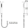Bộ dây bát sen tắm cầm tay màu nickel Kallista P24761-00-SN