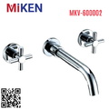 Vòi Chậu Lavabo Âm Tường Màu Chrome Miken MKV-600002