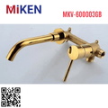 Vòi Chậu Lavabo Âm Tường Màu Vàng Miken MKV-600003GB