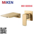 Vòi Chậu Lavabo Âm Tường Màu Vàng Miken MKV-600004G
