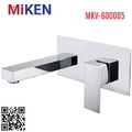 Vòi Chậu Lavabo Âm Tường Màu Chrome Miken MKV-600005