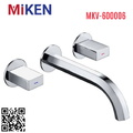 Vòi Chậu Lavabo Âm Tường Màu Chrome Miken MKV-600006