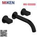 Vòi Chậu Lavabo Âm Tường Màu Đen Miken MKV-600006B