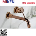 Vòi Chậu Lavabo Âm Tường Màu Hồng Vàng Miken MKV-600010RG