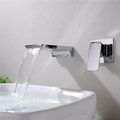 Vòi Chậu Lavabo Âm Tường Màu Chrome Miken MKV-600004
