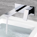Vòi Chậu Lavabo Âm Tường Màu Chrome Miken MKV-600005