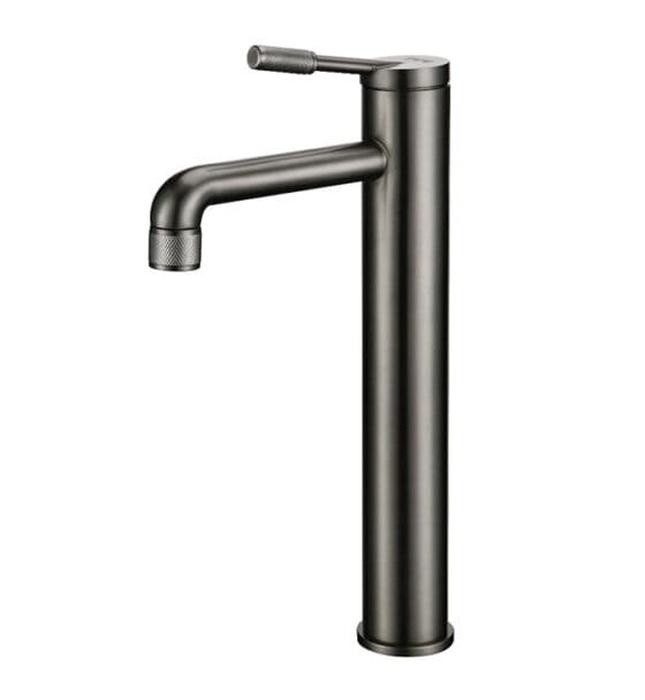 Vòi Chậu Lavabo Nóng Lạnh Màu Đen Thân Cao Miken MK-600013G