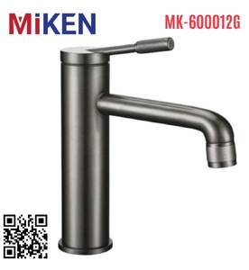Vòi Chậu Lavabo Nóng Lạnh Màu Đen Miken MK-600012G