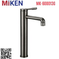 Vòi Chậu Lavabo Nóng Lạnh Màu Đen Thân Cao Miken MK-600013G