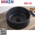 Chậu rửa lavabo đặt bàn Màu đen Miken MKC-341