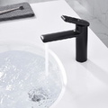 Vòi Chậu Lavabo Nóng Lạnh Màu Đen Miken MK-8032B
