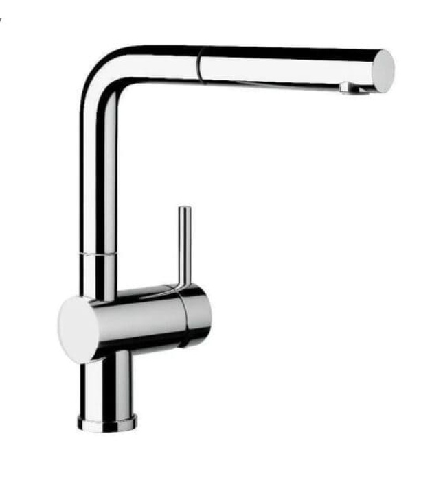 Vòi chậu rửa bát nóng lạnh dây rút Miken MK-2021