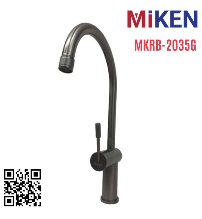 Vòi chậu rửa bát nóng lạnh Miken MKRB-2035G