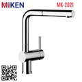 Vòi chậu rửa bát nóng lạnh dây rút Miken MK-2021