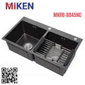 Chậu rửa bát 2 hố cân Handmade inox304 Miken MKRB-8045NC 